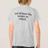 恐竜の歯 トライブレンドＴシャツ (裏面)