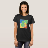 恐竜の母性 自閉症 Tシャツ (正面フル)