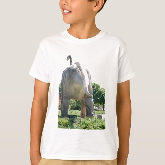 恐竜の気管支索 Tシャツ (正面)