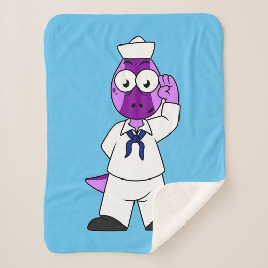 恐竜の水兵パキセファロスサウルス。 シェルパブランケット (正面)