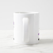 恐竜の水兵パキセファロスサウルス。 ジャンボコーヒーマグカップ (裏面)