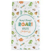 恐竜の水彩抱き枕 スモールペーパーバッグ (正面)