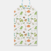 恐竜の水彩誕生日 ギフトタグ (裏面)