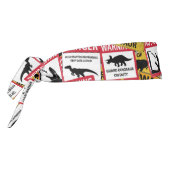 恐竜の注意シンボルや象徴 タイヘッドバンド (回転270)