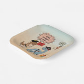 恐竜の海賊誕生日パーティツインボーイズカスタムズ ペーパープレート (傾斜あり)