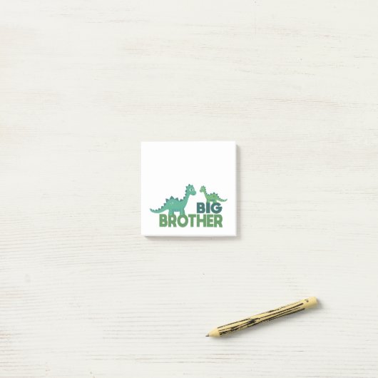 恐竜の漫画の大きなbro動物の兄弟姉妹 ポストイット (デスク上)