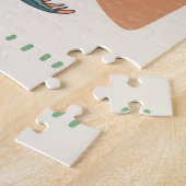 恐竜の漫画：ヴィンテージイラストレーションセット。 ジグソーパズル (側面)