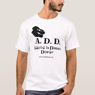 恐竜の無秩序ライトワイシャツに熱中される Tシャツ