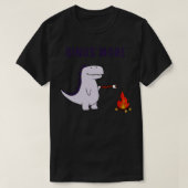 恐竜の煙 Tシャツ (デザイン正面)