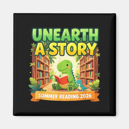 恐竜の物語を掘り起こせ 2026年夏の読書 本 マグネット (正面)