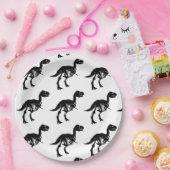 恐竜の特殊ユニーク骨格パーティープレート ペーパープレート (パーティー)