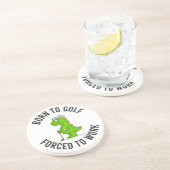 恐竜の生まれゴルファーが仕事をするゴルフの力におもしろいする コースター (側面)