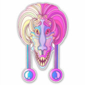 恐竜の生物 シール (正面)