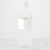 恐竜の男の子の赤ちゃんシャワー ペットボトルラベル (裏面)