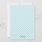 恐竜の男の赤ちゃんシャワー招待状(パステル) 招待状 (裏面)