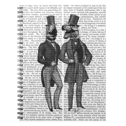 恐竜の男達が夜を過ごす ノートブック (正面)