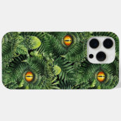 恐竜の目 緑の植物 古代の生き物 アート Case-Mate iPhoneケース (裏面 (横))