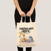 恐竜の石のTシャツおよびギフト トートバッグ (正面(商品))