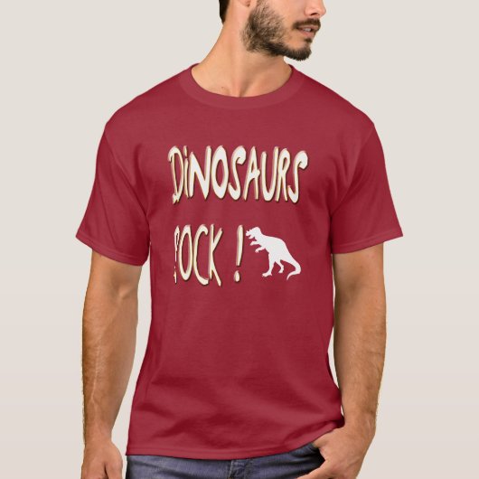 恐竜の石! Tシャツ (正面)