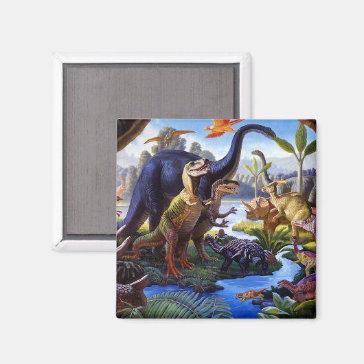 恐竜の磁石 マグネット (正面/裏面)