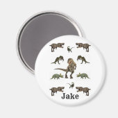 恐竜の磁石 マグネット (正面/裏面)