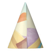 恐竜の第1誕生会のカスタム パーティーハット (裏面)