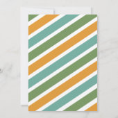 恐竜の第2の誕生日パーティの招待状 招待状 (裏面)