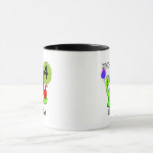 恐竜の第4誕生日のTシャツおよびギフト マグカップ (中央)