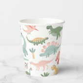 恐竜の紙カップ 紙コップ (裏面)