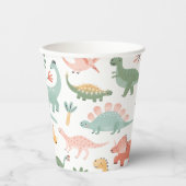 恐竜の紙カップ 紙コップ (正面)