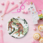 恐竜の紙プレート ペーパープレート (パーティー)