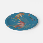 恐竜の紙プレート ペーパープレート (アングル)