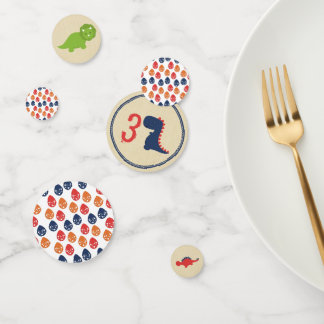 恐竜の紙吹雪 – 恐竜の誕生日用品 コンフェッティ