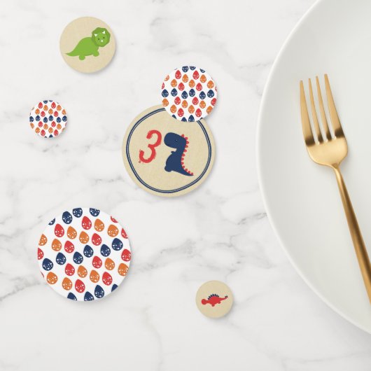 恐竜の紙吹雪 – 恐竜の誕生日用品 コンフェッティ (グループ)