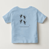 恐竜の素晴らし幼児ジャージーTシャツキング トドラーTシャツ (裏面)
