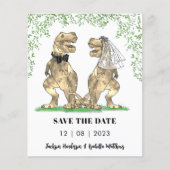 恐竜の結婚式 Save the Date (正面)