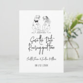 恐竜の結婚式 Save The Date セーブザデート (スタンド正面)