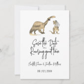 恐竜の結婚式 Save The Date セーブザデート (正面)