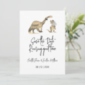 恐竜の結婚式 Save The Date セーブザデート (スタンド正面)