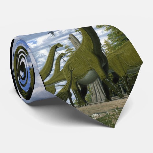 恐竜の絵のネクタイ胸膜腔グレゴリー・ポール ネクタイ (ロール)
