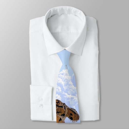 恐竜の絵タイラノサウルス・グレゴリー・ポール ネクタイ (タイ)