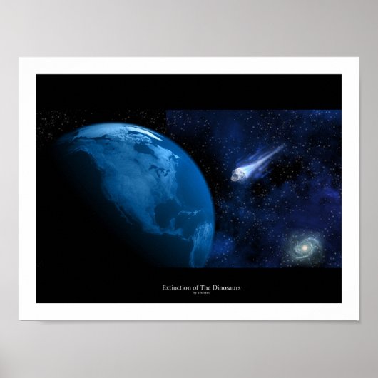 恐竜の絶滅 ポスター (正面)