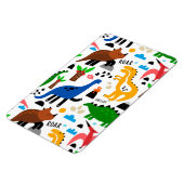 恐竜の継ぎ目のない模様 マグネット (左側)