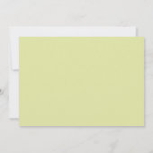 恐竜の緑の誕生日写真サンキューカード サンキューカード (裏面)