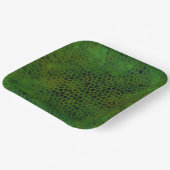 恐竜の緑の隠れ家 ペーパープレート (傾斜あり)