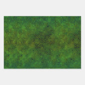 恐竜の緑の隠れ家 ラッピングペーパーシート (正面)