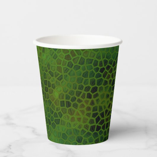 恐竜の緑の隠れ家 紙コップ (正面)