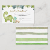 恐竜の緑はどれだけのキスのエンクロージャカード エンクロージャーカード (正面/裏面)