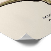 恐竜の背景図 ポスター (角)