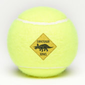 恐竜の興 テニスボール (裏面)